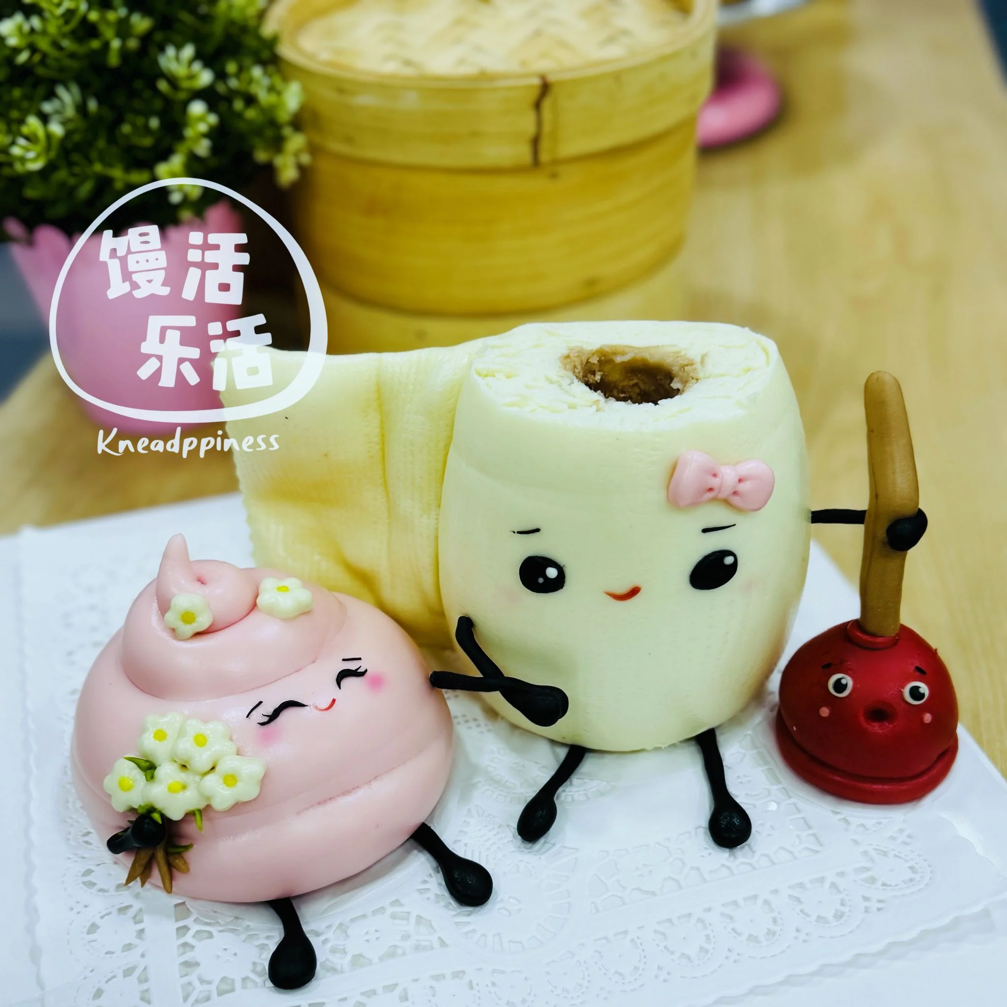 customised mantou cake (booking & deposit)